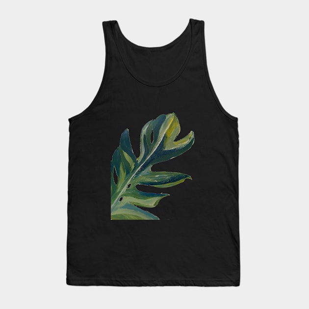 Monstera Plant Leaf Monstera Leaves Tank Top by Nevervand